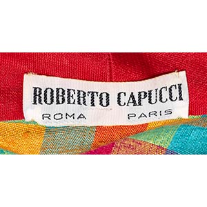 ROBERTO CAPUCCI ABITO 1972 - 73  ... 