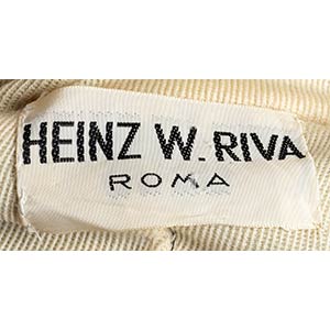 HEINZ RIVA COAT70sA wool gabardine ... 