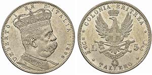 Eritrea - Tallero - 1896   - AG R Pag. 631; ... 