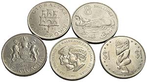 Estere -  - - AFRICA - Lotto di 5 monete di ... 