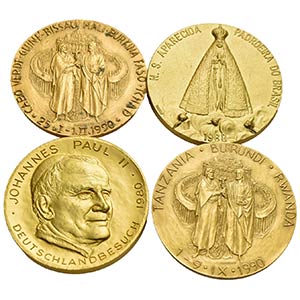 Medaglie -  - - PAPALI - Lotto di 4 medaglie ... 