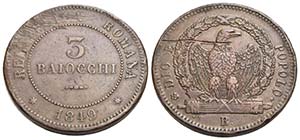 BOLOGNA - Repubblica Romana (1848-1849) - 3 ... 