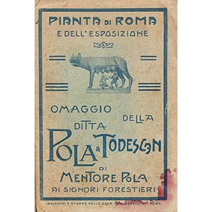 Pianta di Roma e dellEsposizione, 1911 	La ... 