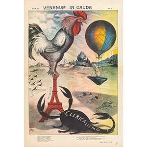 Venenum in caudaSatirical print, 45 x 65 ... 