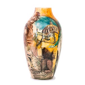 MONTANARI - FARNESIANA  Vase with ... 