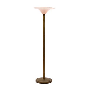 ITALIAN MANUFACTURE  Floor lamp with golden ... 