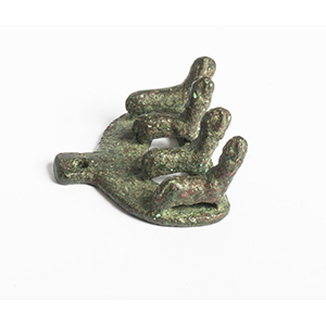 Bronze ornament with four felines End of the ... 
