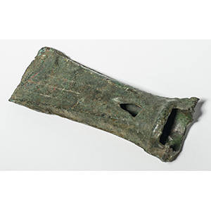 Bronze cannon-shaped axe head  8th century ... 