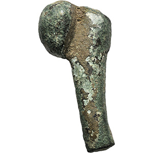 Roman bronze fragmentary femur of a larva ... 