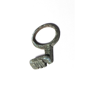 Roman bronze key 1st -2nd century AD; length ... 
