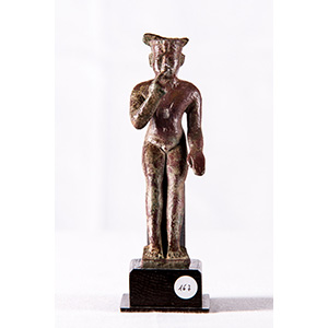 Bronze statuette of Harpocrates-Horus Egypt, ... 