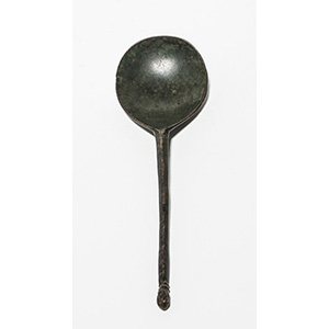 Bronze spoon 15th - 16th century; length cm ... 