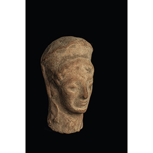 Testa votiva femminile  Magna Grecia, III - ... 