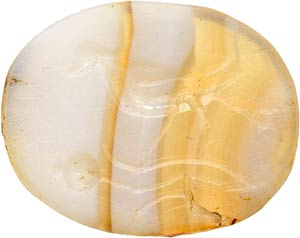 An italic banded agate intaglio. ... 