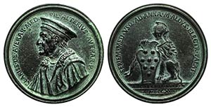 Chiarissimo Medici (c. 1331-1388). Æ Medal ... 