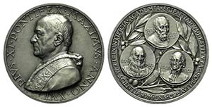 Papal, Pio XI (1922-1939). AR Medal 1937 ... 