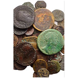 Lot of 45 Æ Greek and Roman coins, to be ... 