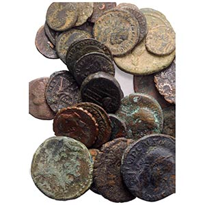 Lot of 33 Æ Greek and Roman coins, to be ... 