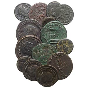 Lot of 21 Roman Imperial Æ coins, to be ... 