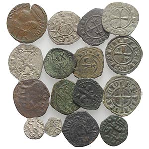 South Italy, lot of 16 Medieval BI and Æ ... 