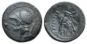 Bruttium, The Brettii, c. 208-203 BC. Æ ... 