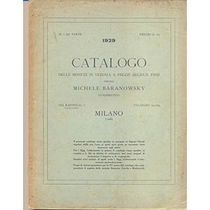 BARANOWSKY  M. – Milano 1929. II –III ... 