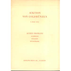 HESS  A. AG. – Luzern, 9 – Mai, 1951. ... 
