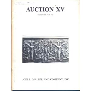 MALTER J. L. – Auction XV. North ... 