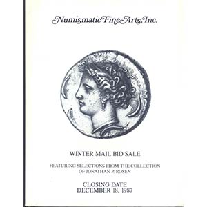 NUMISMATIC FINE ARTS. Winter Mail bid sale, ... 
