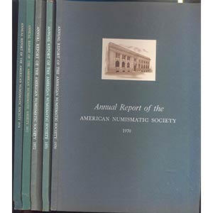 Lotto di 5 vol. Annual Report of the ... 