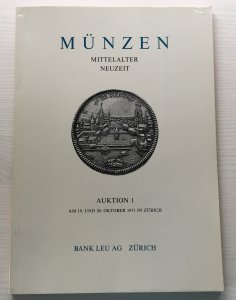 Bank Leu, Auktion 1. Mittelalter Neuzeit. ... 