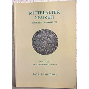 BANK LEU AG – Auktion n. 12. Zurich, 23 ... 
