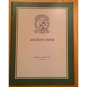 Christies London. Ancient Coins. 17 March ... 