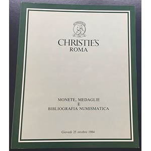 Christies Roma Monete, Medaglie e ... 