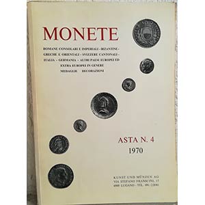 KUNST und MUNZEN - Asta n. 4. Monete romane ... 