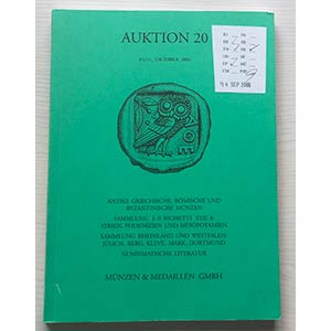 Munzen & Medaillen Auktion 20 Antike ... 