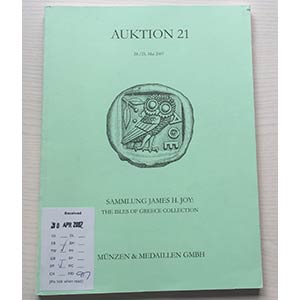 Munzen & Medaillen Auktion 21 Sammlung James ... 