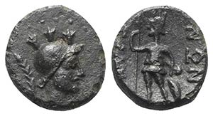 Sicily, Iaitos, c. 2nd century BC. Æ (13mm, ... 