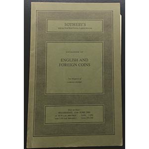 Sothebys Catalogue of English and Foreign ... 