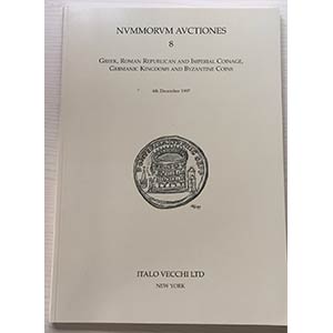 Vecchi Italo. Nummorum Auctiones 8. Greek, ... 