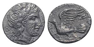 Sikyon, c. 350-330/20 BC. AR Obol (10mm, ... 