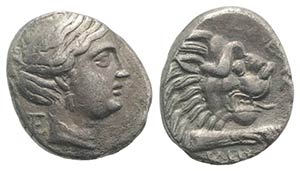 Caria, Knidos, c. 350-330/20 BC. AR Drachm ... 