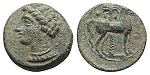 Carthage, c. 400-350 BC. Æ (16mm, 2.52g, ... 