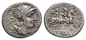 Trident series, Rome, 206-195 BC. AR ... 