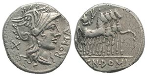 Cn. Domitius Ahenobarbus, Rome, 116-115 BC. ... 