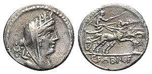 C. Fabius C.f. Hadrianus, Rome, 102 BC. AR ... 