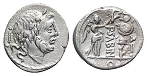 P. Sabinus, Rome, 99 BC. AR Quinarius (14mm, ... 