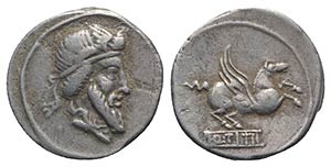 Q. Titius, Rome, 90 BC. AR Denarius (18mm, ... 