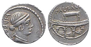 Roman Imperatorial, Lollius Palicanus, Rome, ... 