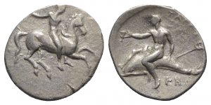 Southern Apulia, Tarentum, c. 320-315 BC. AR ... 
